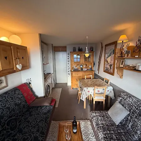 Apartment De Charme Vue Exceptionnelle Malinka Skis Aux Pieds Proche Parking